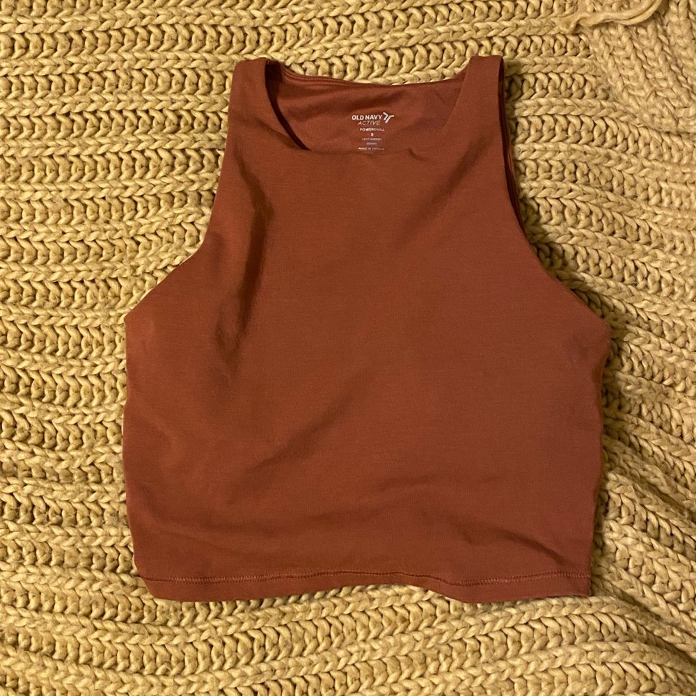 Old Navy Dark Orange Sports Bra